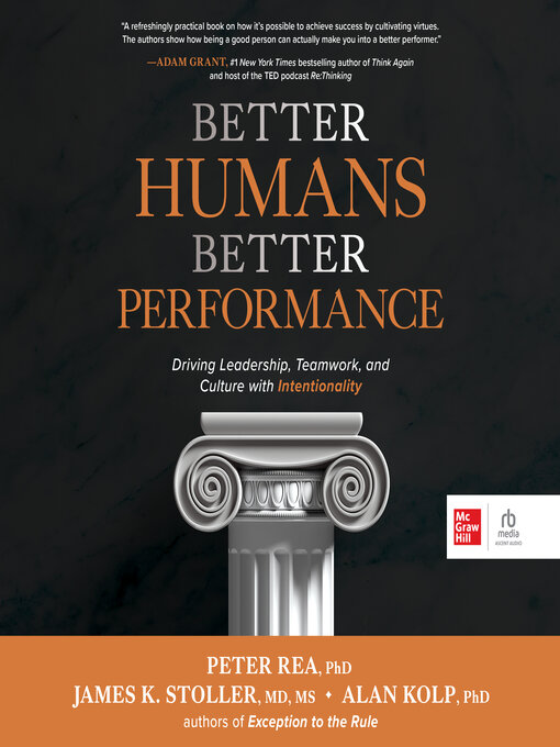 Title details for BETTER HUMANS, BETTER PERFORMANCE by Peter Rea - Available